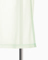 Draped Jersey Sheer Dress - light green