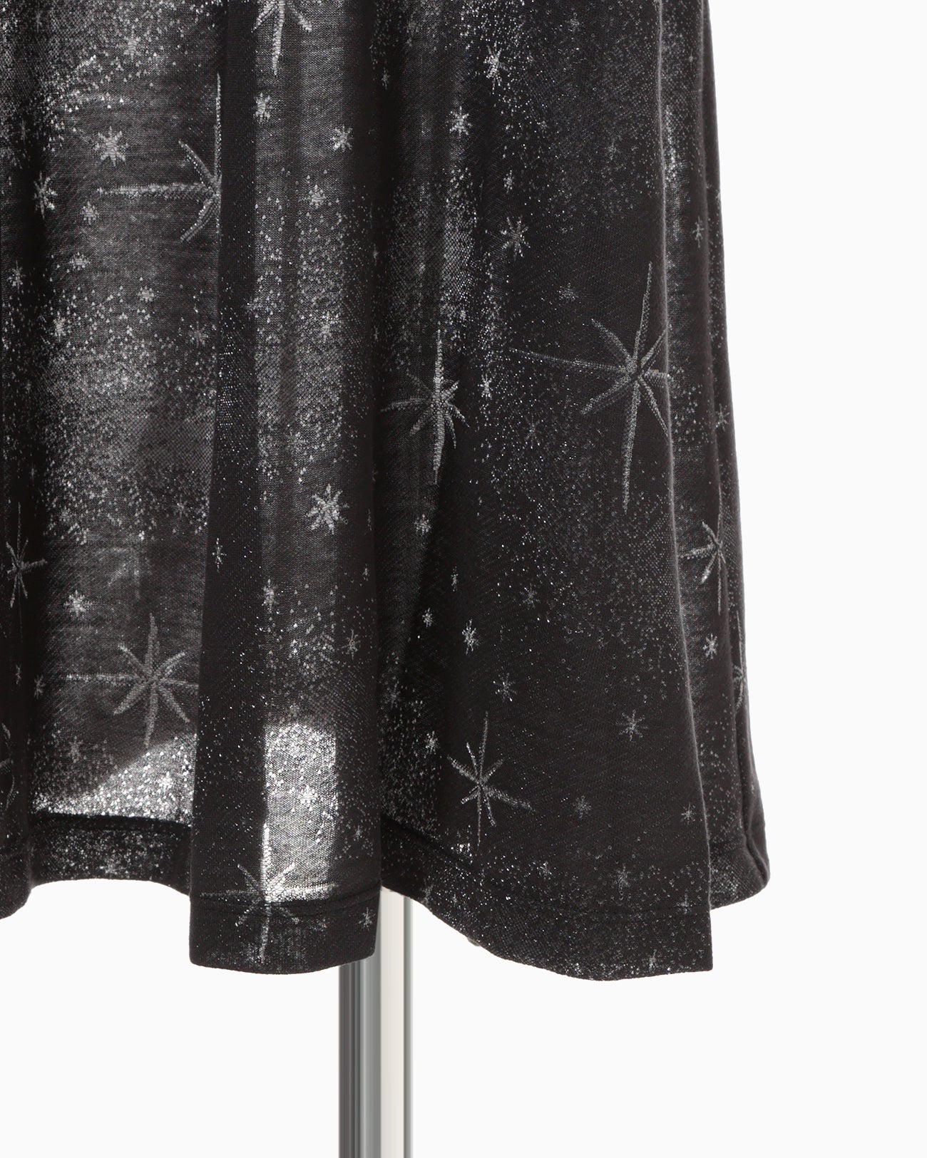 Starry Jersey Sheer Dress - black - Mame Kurogouchi