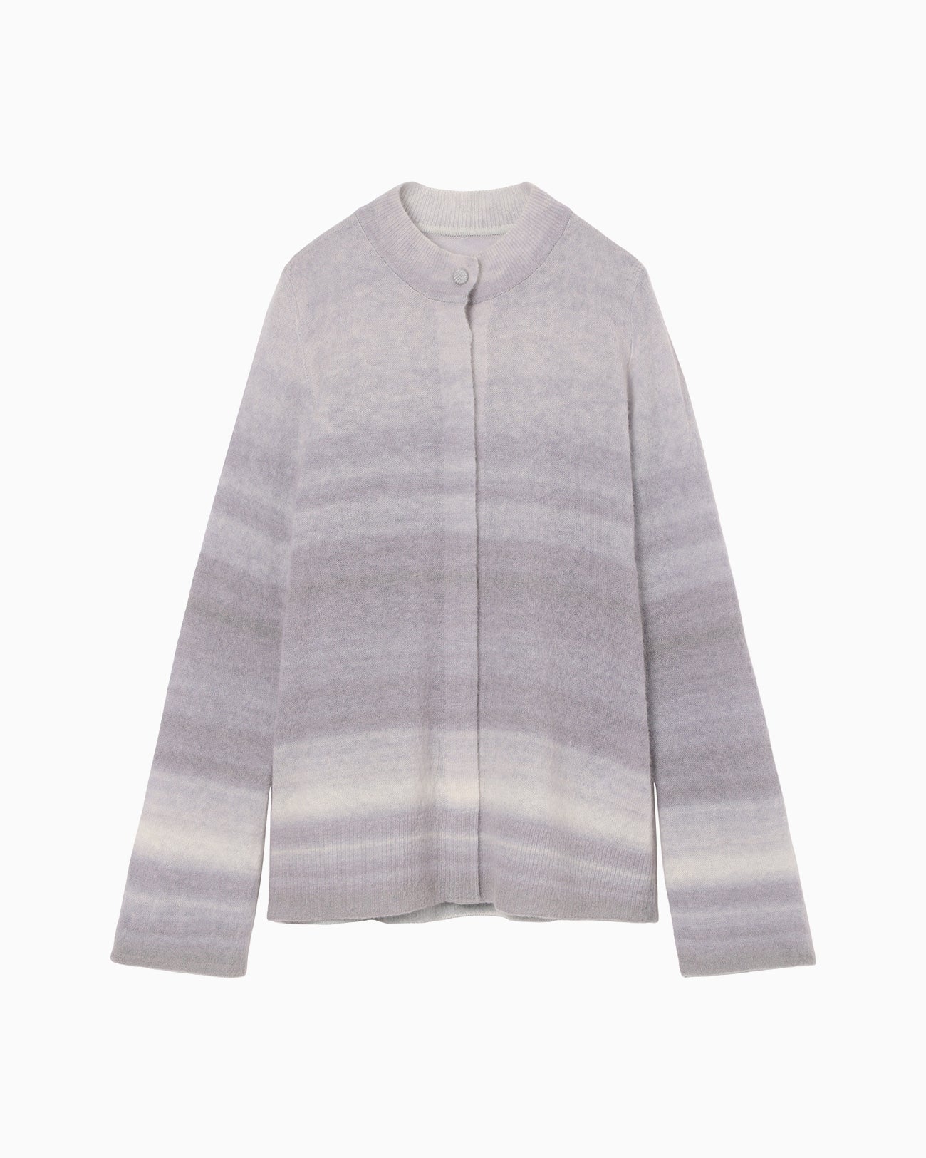 Gradation Knit Cardigan - grey - Mame Kurogouchi