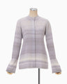 Gradation Knit Cardigan - grey