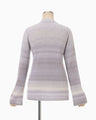 Gradation Knit Cardigan - grey