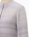 Gradation Knit Cardigan - grey