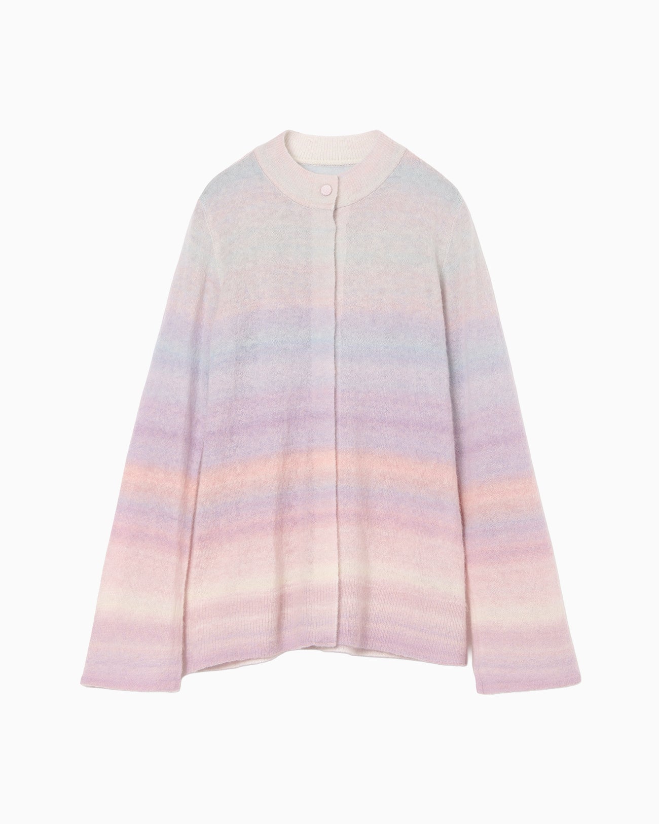 Gradation Knit Cardigan - pink - Mame Kurogouchi