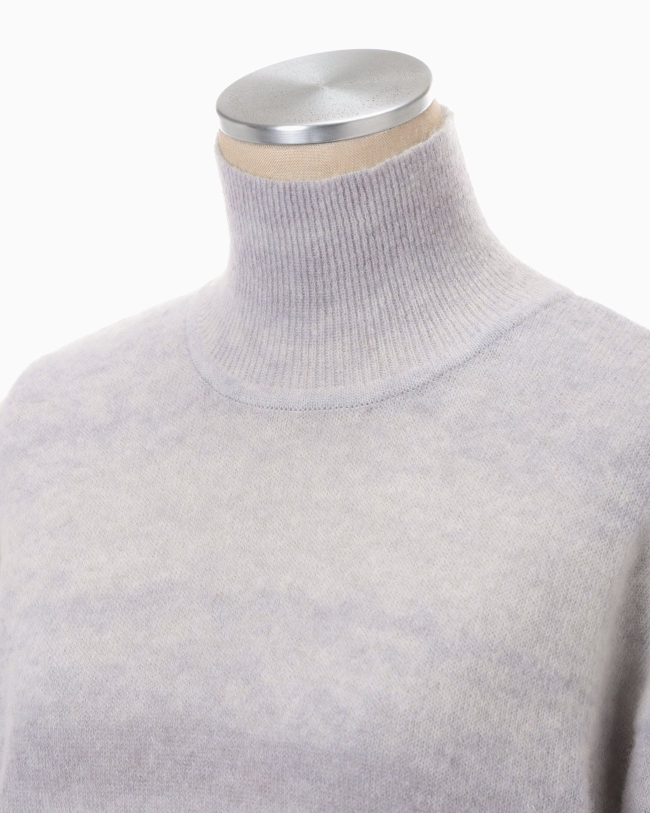 Gradation High Neck Knit Top - grey - Mame Kurogouchi