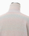 Gradation High Neck Knit Top - pink