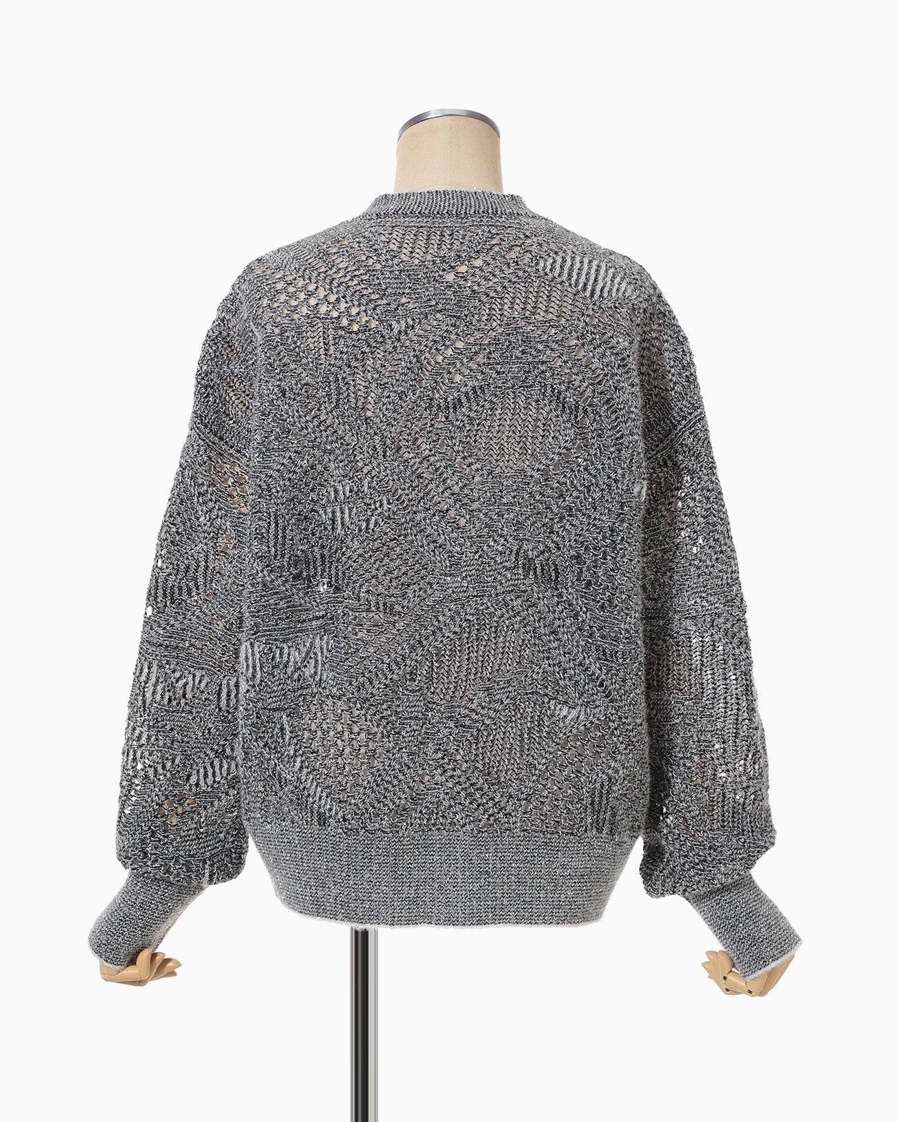 Shimmering Knit Cardigan - black - Mame Kurogouchi
