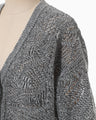 Shimmering Knit Cardigan - black