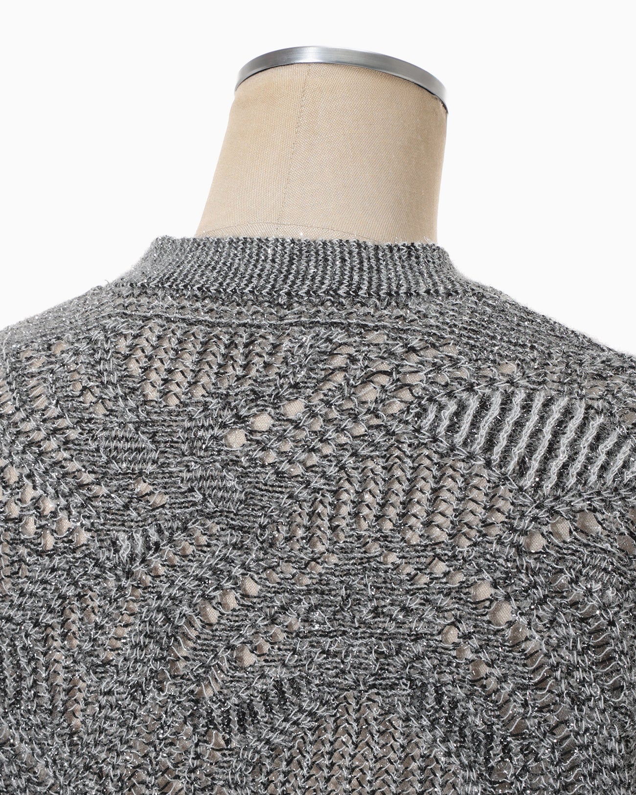 Shimmering Knit Cardigan - black - Mame Kurogouchi