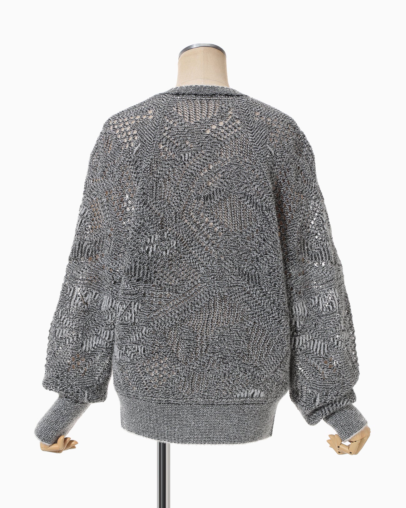 Shimmering Knit Top - black - Mame Kurogouchi