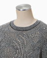 Shimmering Knit Top - black