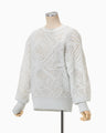 Shimmering Knit Top - light blue