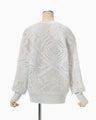 Shimmering Knit Top - light blue