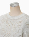 Shimmering Knit Top - light blue