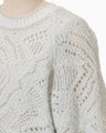 Shimmering Knit Top - light blue