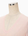 High Gauge Sheer Knit Top - pink