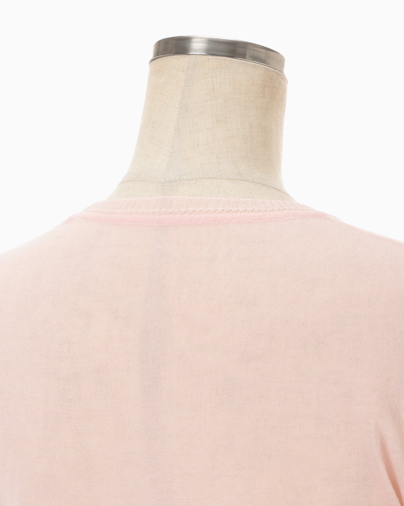 High Gauge Sheer Knit Top - pink - Mame Kurogouchi