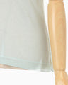 High Gauge Sleeveless Sheer Knit Top - blue