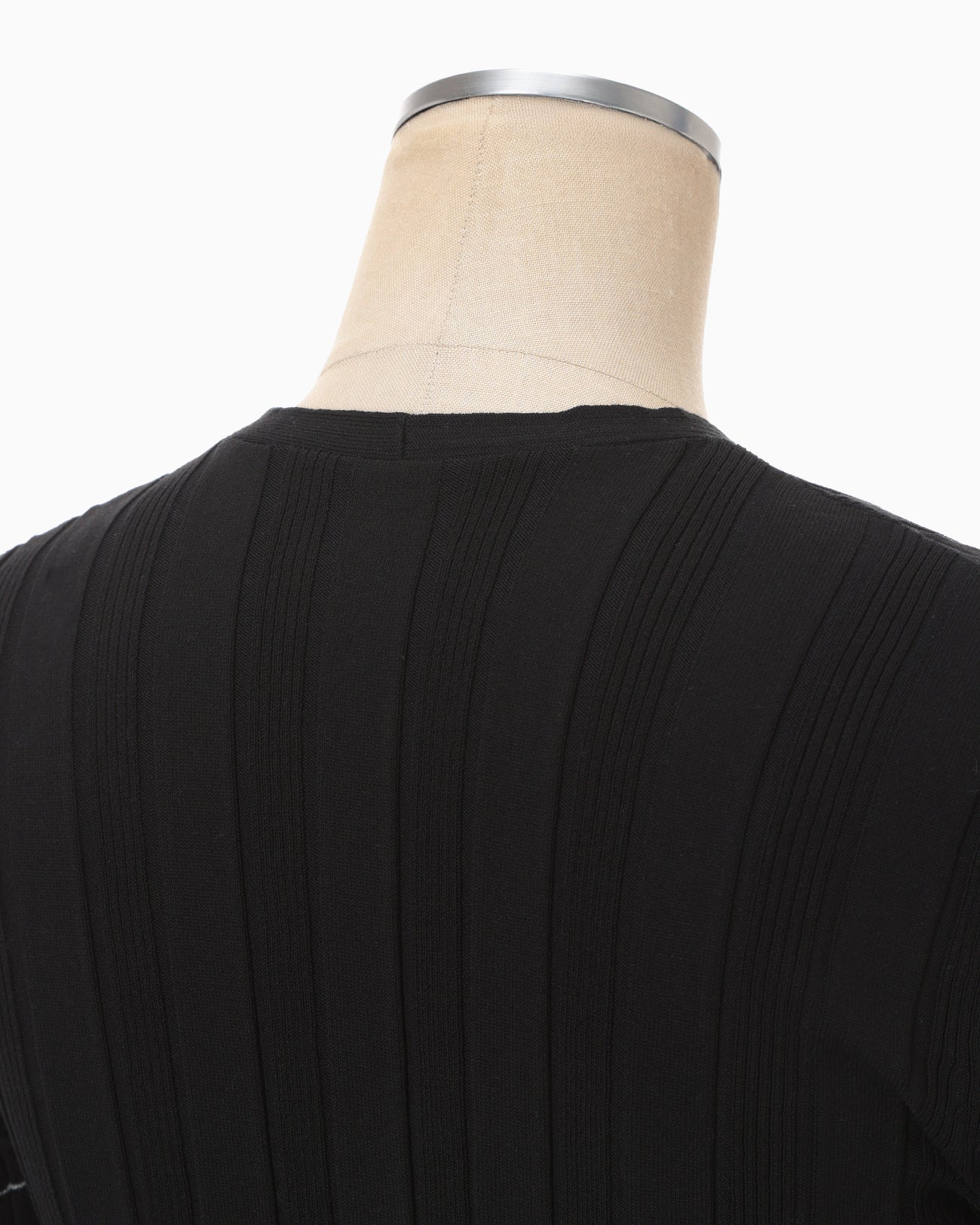 こと Lamp Shaped Knit Cardigan - black - Mame Kurogouchi