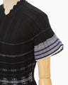 Lamp Shaped Knit Top - black