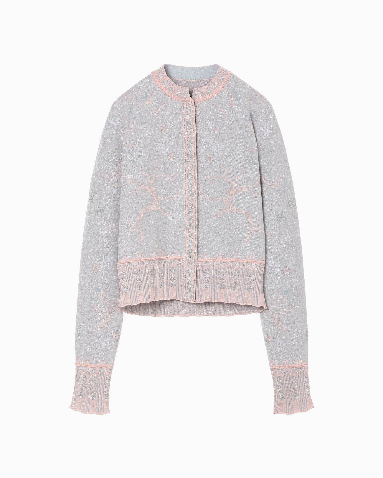【MAISONMAVERICKPRESENTS】MM200-0776 コットン長袖カーディガン MAO MADE（マオメイド） カラー別注 異素材切り替え ワイド2WAY