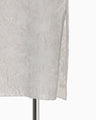Floral Jacquard Sheer Knit Dress - grey