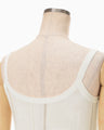 Multi-Pattern Knit Dress - white