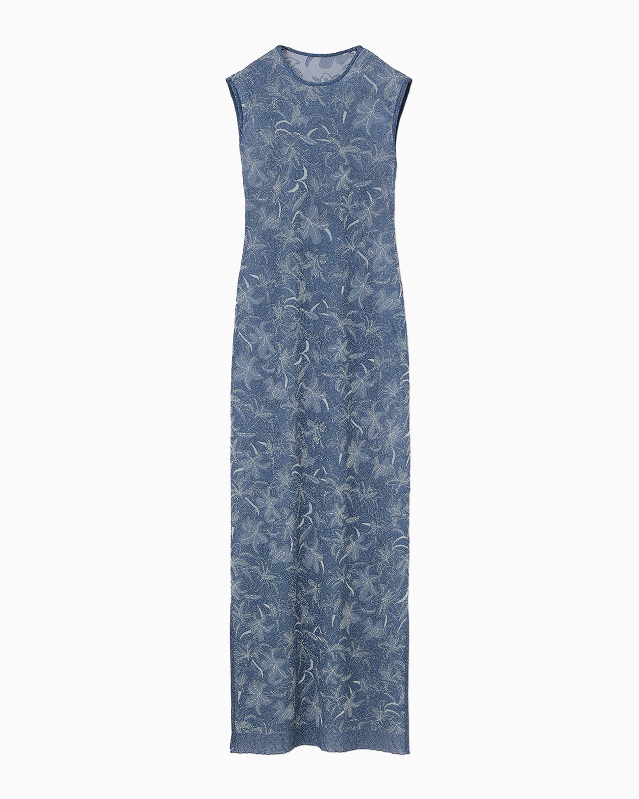 ドレス Floral Jacquard Square Neck Dress - black - Mame Kurogouchi