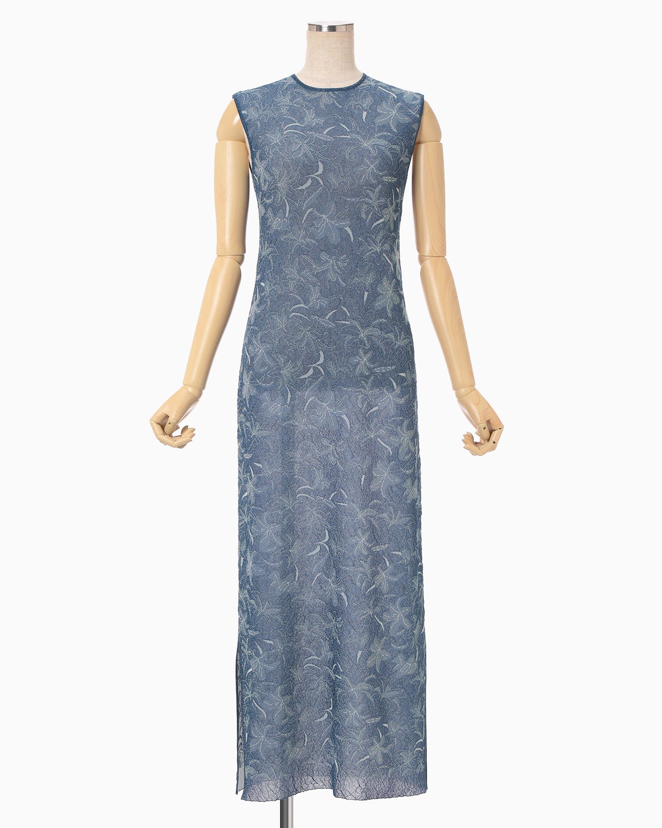 ドレス Floral Jacquard Square Neck Dress - black - Mame Kurogouchi