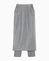 Wool Nylon Shimmering Trousers - grey