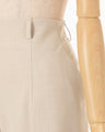 Wide-Tapered Trousers - beige
