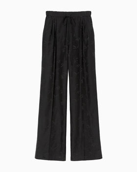 Karako Jacquard Trousers - black