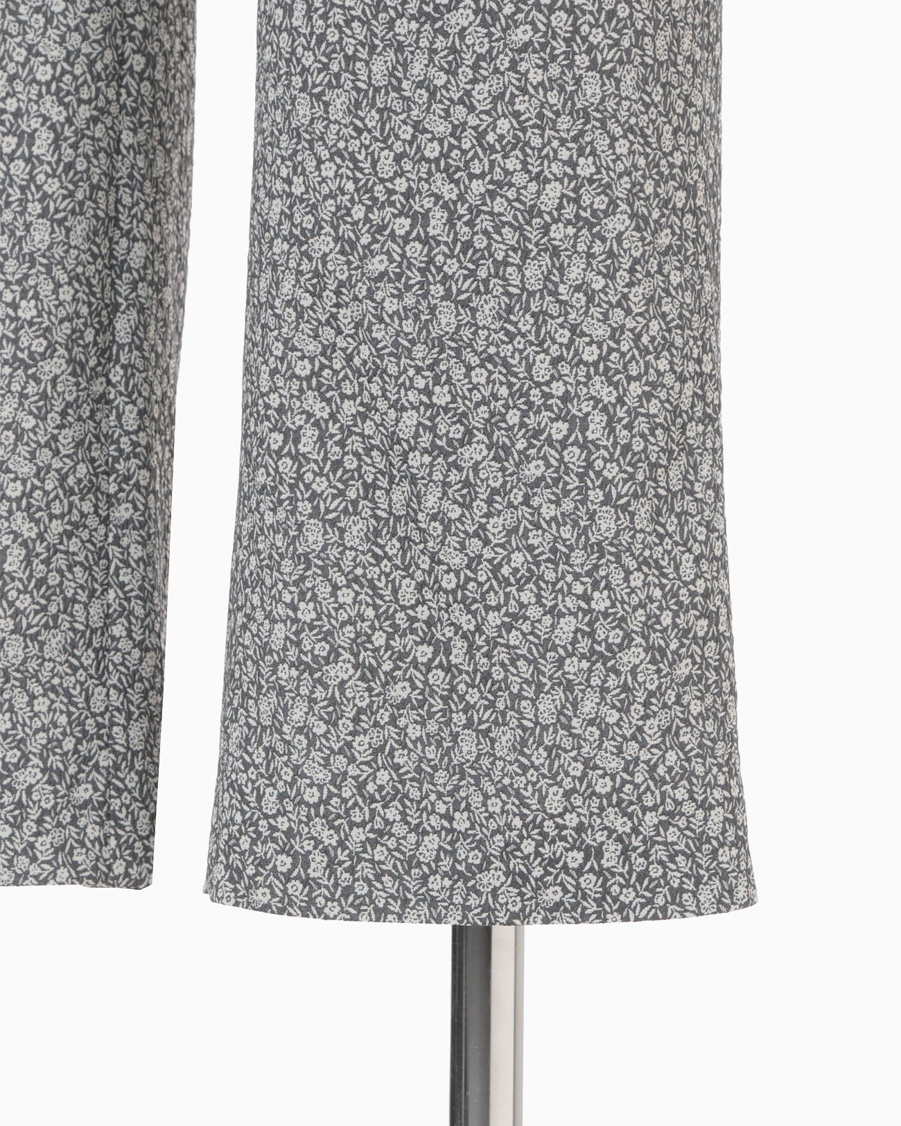 Floral Jacquard Flare Trousers - grey - Mame Kurogouchi