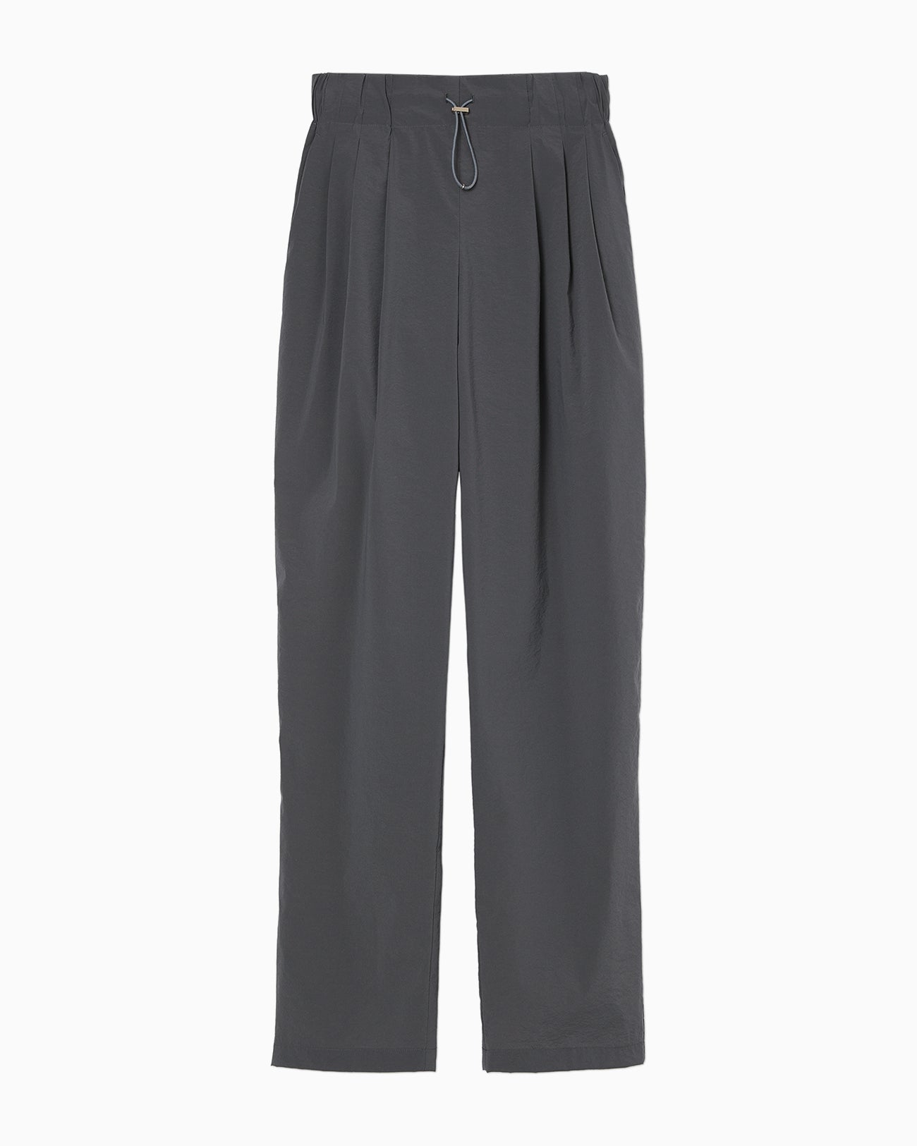 Stretch Drawcord Trousers - grey - Mame Kurogouchi