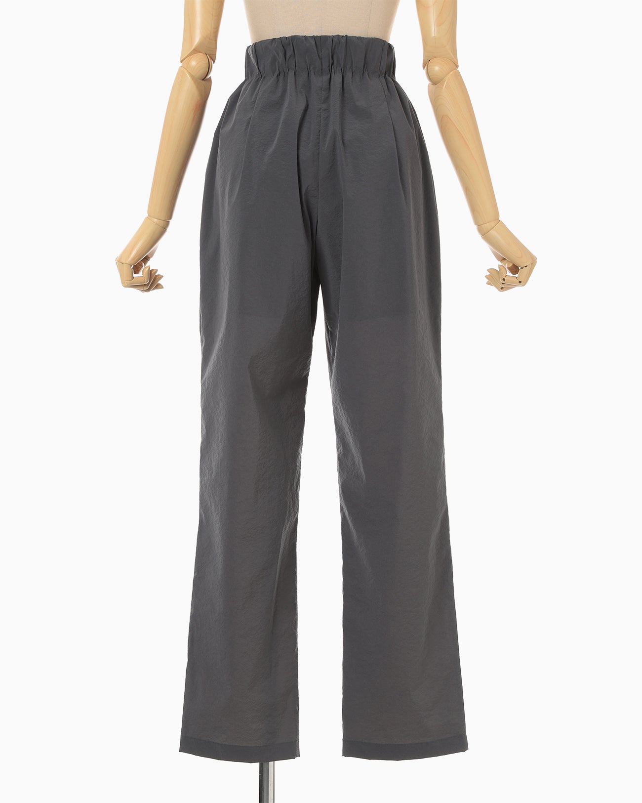 Stretch Drawcord Trousers - grey - Mame Kurogouchi