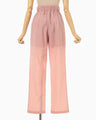 Stretch Drawcord Trousers - pink
