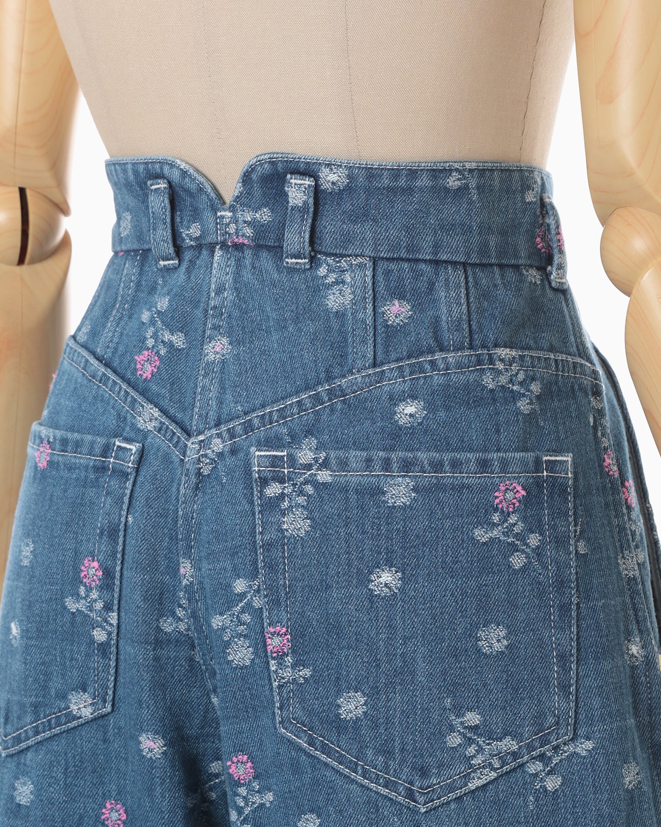 mamekurogouchi 花柄刺繍メッシュタンクトップ Mame Kurogouchi：Floral Jacquard Fraise Stitch Camisole Top