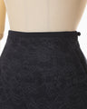 Raschel Lace Layered Trousers - navy