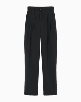 Stretch Drawcord Trousers - black