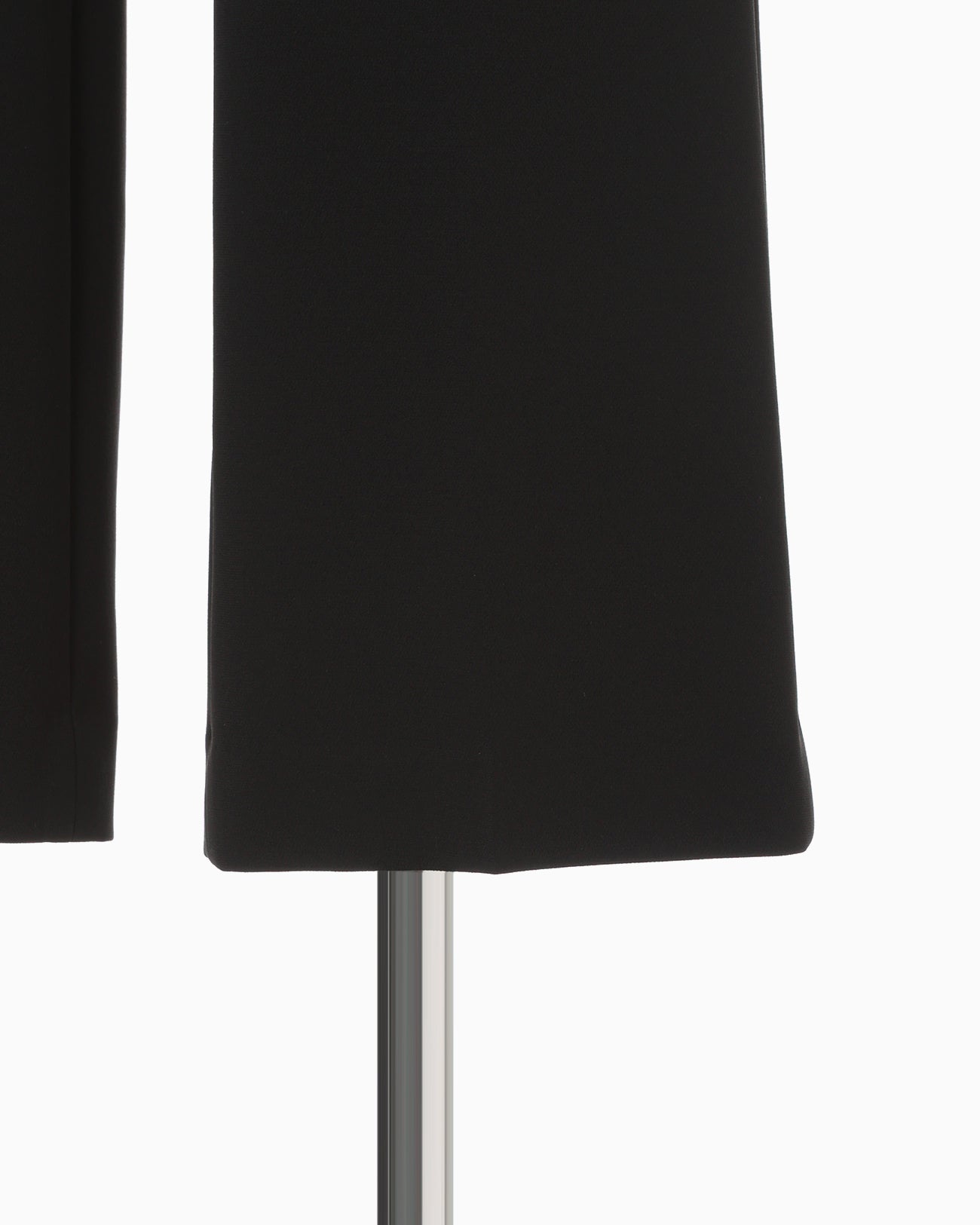 Triacetate Polyester High Waisted Center Creased Suit Trousers