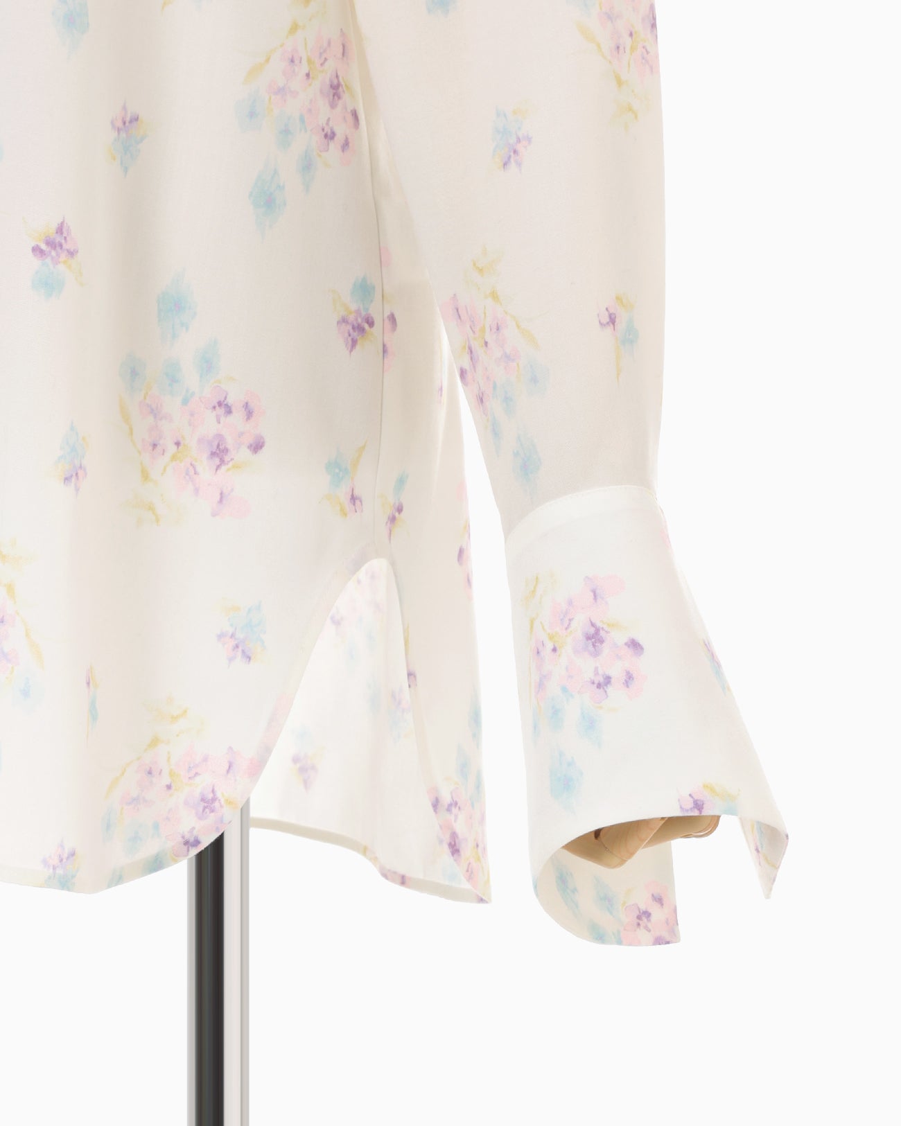 Floral Motif Printed Shirt - white - Mame Kurogouchi