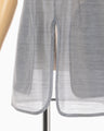 Wool Nylon Capsleeve Shimmering Top - grey