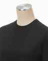 Floral Jacquard Open Back Top - black