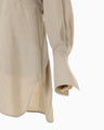 Triacetate Polyester Tunic - beige