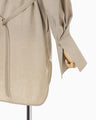 Triacetate Polyester Tunic - beige