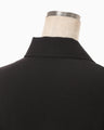 Triacetate Polyester Tunic - black