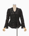 Raschel Lace Top - black