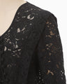 Raschel Lace Top - black