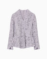 Raschel Lace Top - purple