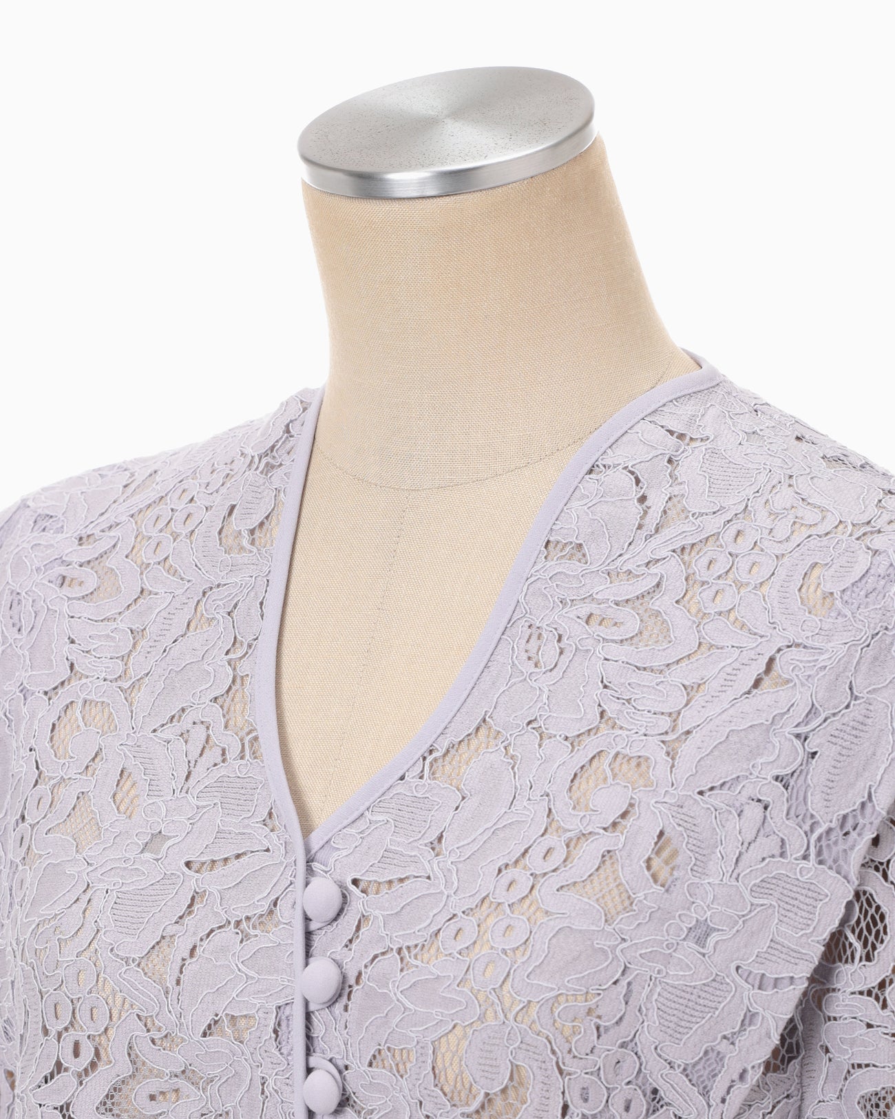 Raschel Lace Top - purple - Mame Kurogouchi