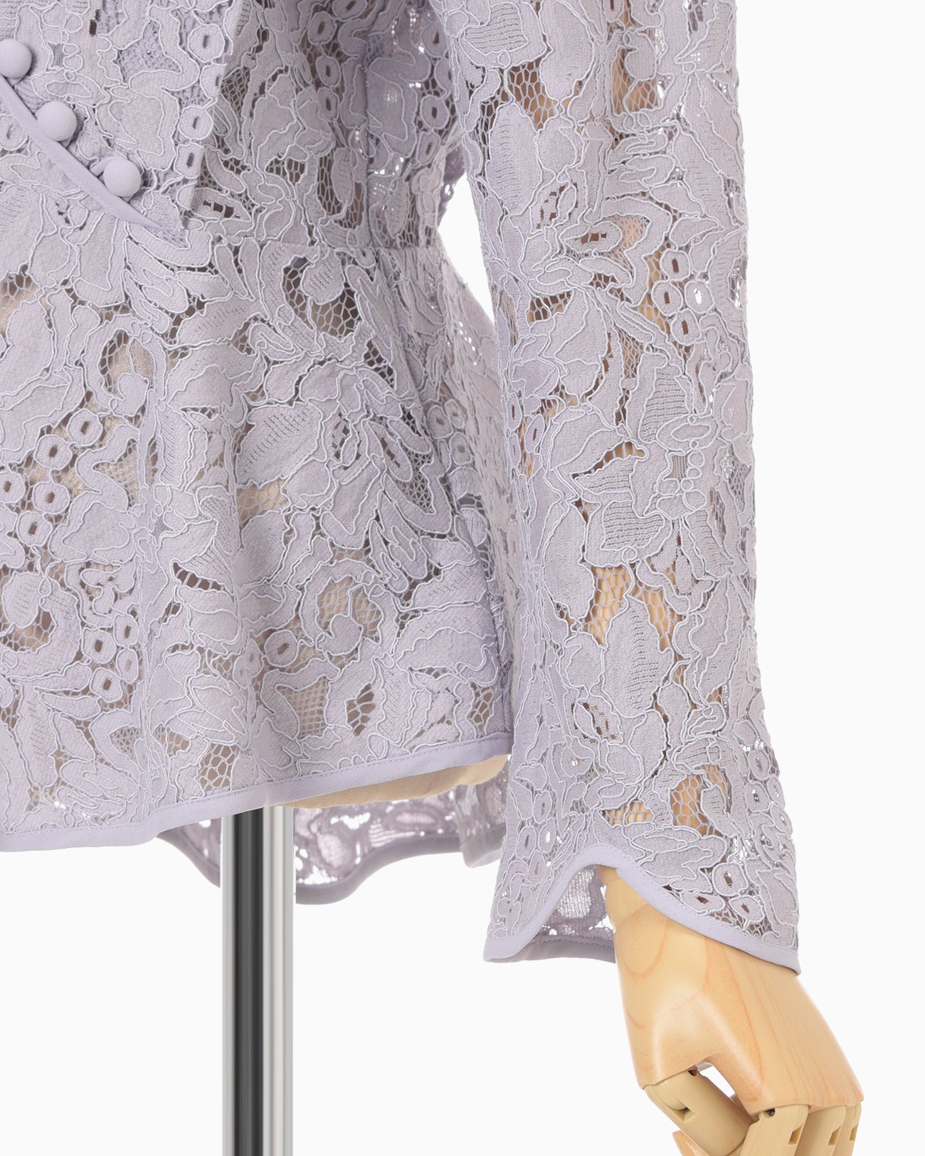 Raschel Lace Top - purple - Mame Kurogouchi